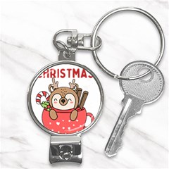 Family Christmas 2022 Matching T- Shirt Christmas We Are Family 2022 Cute Xmas Matching Custom T- Sh Nail Clippers Key Chain by ZUXUMI