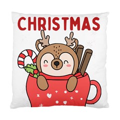 Family Christmas 2022 Matching T- Shirt Christmas We Are Family 2022 Cute Xmas Matching Custom T- Sh Standard Cushion Case (one Side) by ZUXUMI