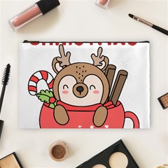 Family Christmas 2022 Matching T- Shirt Christmas We Are Family 2022 Cute Xmas Matching Custom T- Sh Cosmetic Bag (large) by ZUXUMI