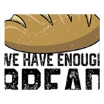 Bread Baking T- Shirt Funny Bread Baking Baker At Yeast We Have Enough Bread T- Shirt Premium Plush Fleece Blanket (Large) 80 x60  Blanket Front