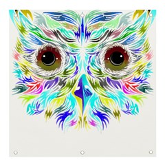 Owl T-shirtowl New Color Design T-shirt Banner And Sign 4  X 4  by EnriqueJohnson