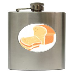 Bread Baking T- Shirt Funny Bread Baking Baker Bake It Easy T- Shirt (1) Hip Flask (6 Oz) by JamesGoode