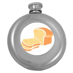 Bread Baking T- Shirt Funny Bread Baking Baker Bake It Easy T- Shirt (1) Round Hip Flask (5 Oz) by JamesGoode