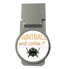 Paintball T-shirtif It Involves Coffee Paintball T-shirt Money Clips (round)  by EnriqueJohnson