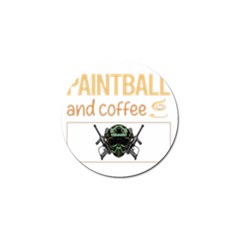 Paintball T-shirtif It Involves Coffee Paintball T-shirt Golf Ball Marker by EnriqueJohnson