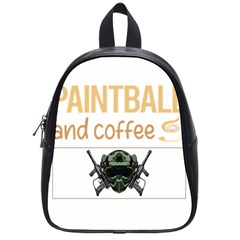 Paintball T-shirtif It Involves Coffee Paintball T-shirt School Bag (small) by EnriqueJohnson