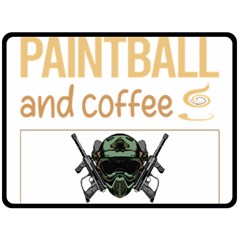 Paintball T-shirtif It Involves Coffee Paintball T-shirt Fleece Blanket (large) by EnriqueJohnson