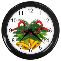 Family Christmas 2022nmatching T- Shirt Family Christmas 2022 Matching Shirts Squad Santa Elf Funny Wall Clock (black) by ZUXUMI