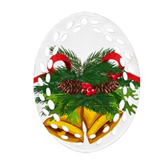 Family Christmas 2022nmatching T- Shirt Family Christmas 2022 Matching Shirts Squad Santa Elf Funny Ornament (oval Filigree)