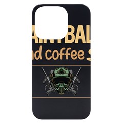 Paintball T-shirtif It Involves Coffee Paintball T-shirt Iphone 14 Pro Black Uv Print Case