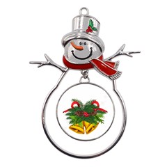 Family Christmas 2022nmatching T- Shirt Family Christmas 2022 Matching Shirts Squad Santa Elf Funny Metal Snowman Ornament by ZUXUMI