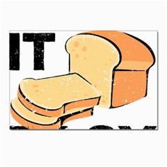 Bread Baking T- Shirt Funny Bread Baking Baker Bake It Easy T- Shirt Postcard 4 x 6  (pkg Of 10) by JamesGoode