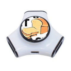 Bread Baking T- Shirt Funny Bread Baking Baker Bake It Easy T- Shirt 3-port Usb Hub by JamesGoode