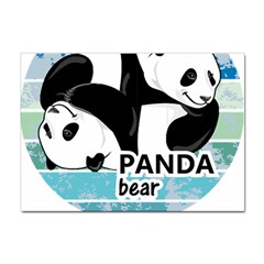 Panda Bear T-shirtcute Panda Bears T-shirt Sticker A4 (10 Pack) by EnriqueJohnson