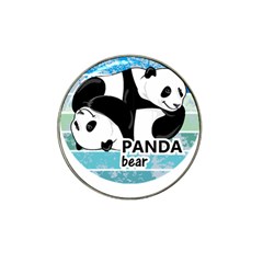 Panda Bear T-shirtcute Panda Bears T-shirt Hat Clip Ball Marker by EnriqueJohnson