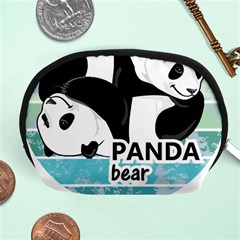 Panda Bear T-shirtcute Panda Bears T-shirt Accessory Pouch (medium) by EnriqueJohnson