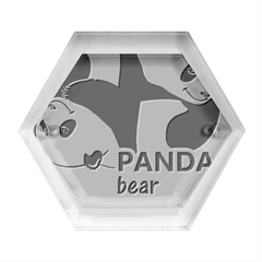 Panda Bear T-shirtcute Panda Bears T-shirt Hexagon Wood Jewelry Box by EnriqueJohnson