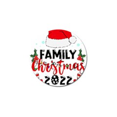 Family Christmas T- Shirt Family Christmas 2022 T- Shirt Golf Ball Marker by ZUXUMI