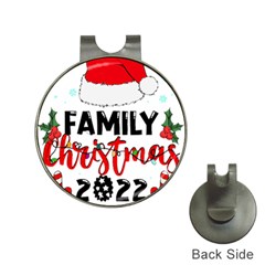 Family Christmas T- Shirt Family Christmas 2022 T- Shirt Hat Clips With Golf Markers by ZUXUMI