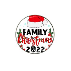 Family Christmas T- Shirt Family Christmas 2022 T- Shirt Hat Clip Ball Marker by ZUXUMI