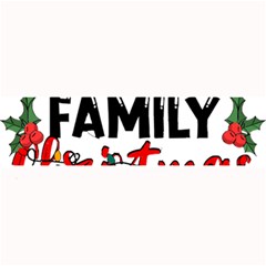 Family Christmas T- Shirt Family Christmas 2022 T- Shirt Large Bar Mat by ZUXUMI