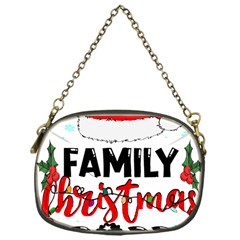 Family Christmas T- Shirt Family Christmas 2022 T- Shirt Chain Purse (one Side) by ZUXUMI