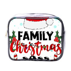 Family Christmas T- Shirt Family Christmas 2022 T- Shirt Mini Toiletries Bag (one Side) by ZUXUMI