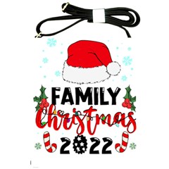 Family Christmas T- Shirt Family Christmas 2022 T- Shirt Shoulder Sling Bag by ZUXUMI