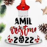 Family Christmas T- Shirt Family Christmas 2022 T- Shirt Christmas Tree Ornament (Two Sides) Front