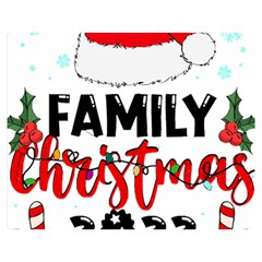 Family Christmas T- Shirt Family Christmas 2022 T- Shirt Two Sides Premium Plush Fleece Blanket (medium) by ZUXUMI