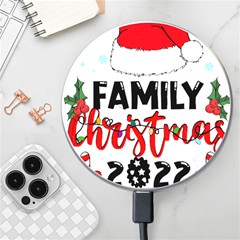 Family Christmas T- Shirt Family Christmas 2022 T- Shirt Wireless Fast Charger(white) by ZUXUMI