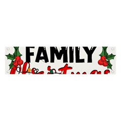 Family Christmas T- Shirt Family Christmas 2022 T- Shirt Banner And Sign 4  X 1  by ZUXUMI