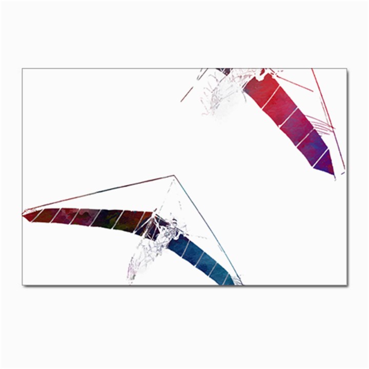 Paragliders T-shirtparaglider Sport Art #paraglider T-shirt (1) Postcards 5  x 7  (Pkg of 10)