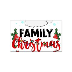 Family Christmas T- Shirt Family Christmas 2022 T- Shirt Sticker (rectangular) by ZUXUMI