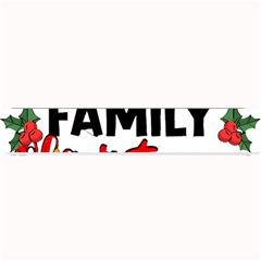 Family Christmas T- Shirt Family Christmas 2022 T- Shirt Small Bar Mat by ZUXUMI