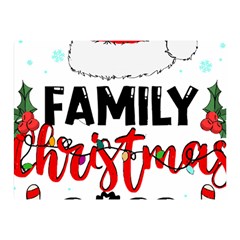 Family Christmas T- Shirt Family Christmas 2022 T- Shirt Two Sides Premium Plush Fleece Blanket (mini) by ZUXUMI