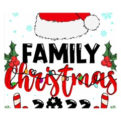 Family Christmas T- Shirt Family Christmas 2022 T- Shirt Two Sides Premium Plush Fleece Blanket (small) by ZUXUMI