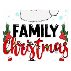 Family Christmas T- Shirt Family Christmas 2022 T- Shirt Two Sides Premium Plush Fleece Blanket (large) by ZUXUMI