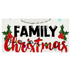 Family Christmas T- Shirt Family Christmas 2022 T- Shirt Banner And Sign 8  X 4  by ZUXUMI