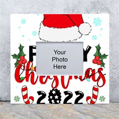 Family Christmas T- Shirt Family Christmas 2022 T- Shirt White Wall Photo Frame 5  X 7  by ZUXUMI