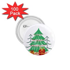 Family Matching Costume T- Shirt Family Matching Costume Family Christmas 2022 Xmas Pajamas T- Shirt 1 75  Buttons (100 Pack)  by ZUXUMI