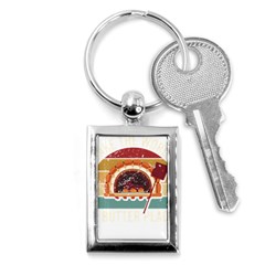 Bread Baking T- Shirt Funny Bread Baking Baker Bake The World A Butter Place T- Shirt (1) Key Chain (rectangle)