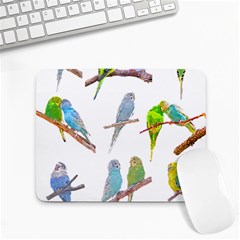 Parakeet T-shirtlots Of Colorful Parakeets - Cute Little Birds T-shirt Small Mousepad