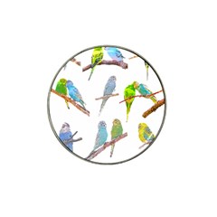 Parakeet T-shirtlots Of Colorful Parakeets - Cute Little Birds T-shirt Hat Clip Ball Marker (10 pack)