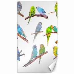 Parakeet T-shirtlots Of Colorful Parakeets - Cute Little Birds T-shirt Canvas 40  x 72 