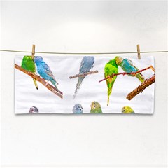 Parakeet T-shirtlots Of Colorful Parakeets - Cute Little Birds T-shirt Hand Towel