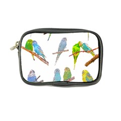 Parakeet T-shirtlots Of Colorful Parakeets - Cute Little Birds T-shirt Coin Purse