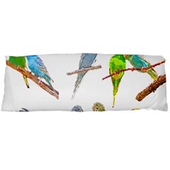 Parakeet T-shirtlots Of Colorful Parakeets - Cute Little Birds T-shirt Body Pillow Case (Dakimakura)