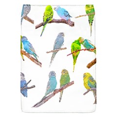 Parakeet T-shirtlots Of Colorful Parakeets - Cute Little Birds T-shirt Removable Flap Cover (s) by EnriqueJohnson