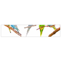 Parakeet T-shirtlots Of Colorful Parakeets - Cute Little Birds T-shirt Small Premium Plush Fleece Scarf